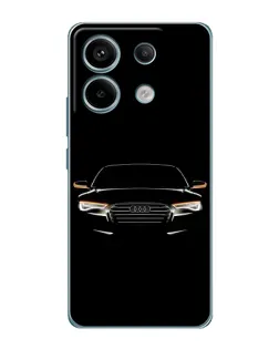Чохол для Xiaomi Redmi Note 13 Pro з картинкою «Audi — нічний контур»