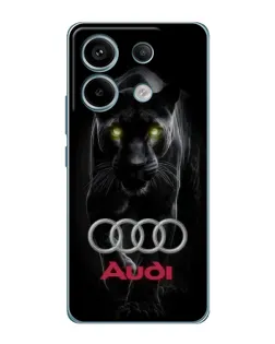 Чохол для Xiaomi Redmi Note 13 Pro з картинкою «Пантера та Audi»