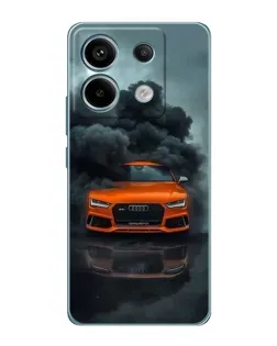Чохол для Xiaomi Redmi Note 13 Pro з картинкою «Audi у хмарах диму»
