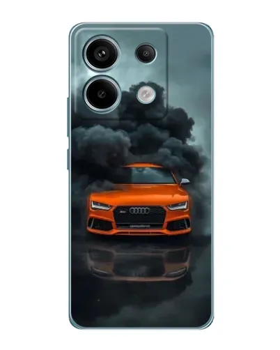 Чохол для Xiaomi Redmi Note 13 Pro з картинкою «Audi у хмарах диму»