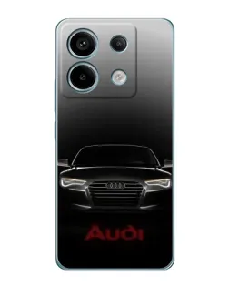 Чохол для Xiaomi Redmi Note 13 Pro з картинкою «Audi — градієнтний контур»