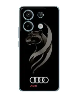 Чохол для Xiaomi Redmi Note 13 Pro з картинкою «Графіка — пантера та Audi»