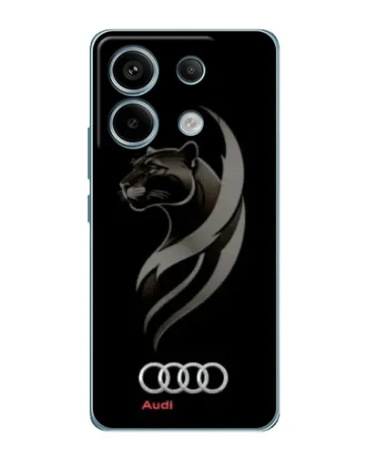 Чохол для Xiaomi Redmi Note 13 Pro з картинкою «Графіка — пантера та Audi»