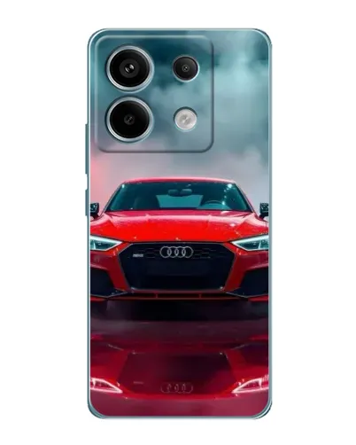 Чохол для Xiaomi Redmi Note 13 Pro з картинкою «Audi RS — червоний стиль»