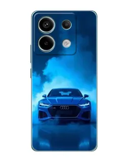 Чохол для Xiaomi Redmi Note 13 Pro з картинкою «Audi — блакитна енергія»