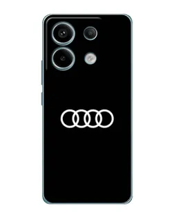 Чохол для Xiaomi Redmi Note 13 Pro з картинкою «Audi White Logo»