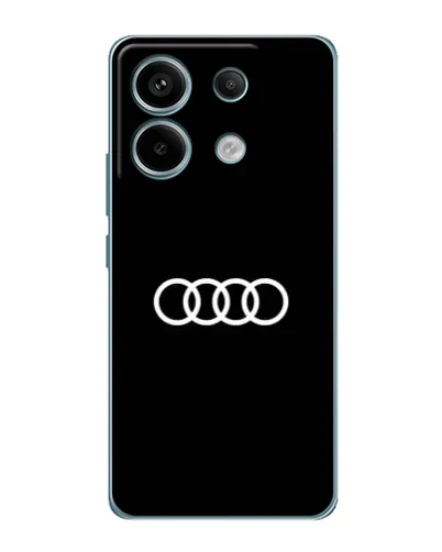 Чохол для Xiaomi Redmi Note 13 Pro з картинкою «Audi White Logo»
