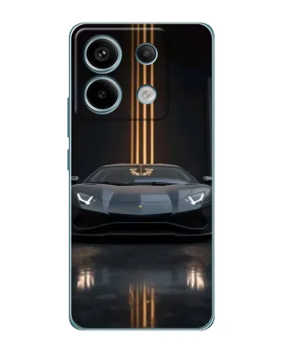 Чохол для Xiaomi Redmi Note 13 Pro з картинкою «Lamborghini золоті лінії» Чохол для Xiaomi Redmi Note 13 Pro з картинкою «Lamborghini золоті лінії»