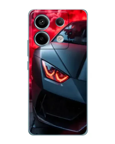 Чохол для Xiaomi Redmi Note 13 Pro з картинкою «Lamborghini червоне сяйво» Чохол для Xiaomi Redmi Note 13 Pro з картинкою «Lamborghini червоне сяйво»