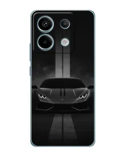Чохол для Xiaomi Redmi Note 13 Pro з картинкою «Lamborghini симетрія доріг»