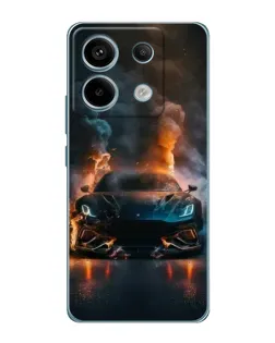 Чохол для Xiaomi Redmi Note 13 Pro з картинкою «Lamborghini димна естетика»