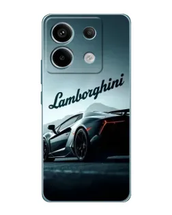 Чохол для Xiaomi Redmi Note 13 Pro з картинкою «Класичний Lamborghini надпис»