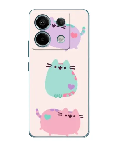 Чехол для Xiaomi Redmi Note 13 Pro с картинкой «Pusheen трио» Чехол для Xiaomi Redmi Note 13 Pro с картинкой «Pusheen трио»