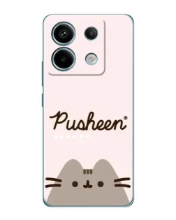 Чехол для Xiaomi Redmi Note 13 Pro с картинкой «Pusheen логотип»