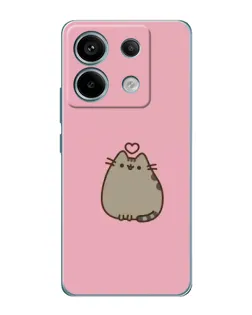 Чехол для Xiaomi Redmi Note 13 Pro с картинкой «Pusheen сердце»