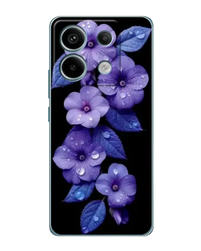Чехол для Xiaomi Redmi Note 13 Pro с картинкой «Фиолетовые цветы с росою» Чехол для Xiaomi Redmi Note 13 Pro с картинкой «Фиолетовые цветы с росою»