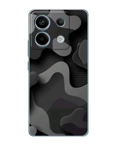 Чехол для Xiaomi Redmi Note 13 Pro с картинкой «Темный абстрактный камуфляж»