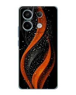 Чехол для Xiaomi Redmi Note 13 Pro с картинкой «Огненная звездная волна»