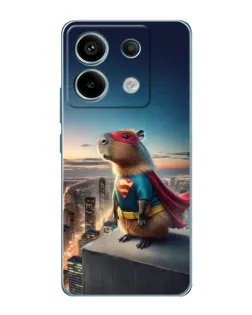 Чехол для Xiaomi Redmi Note 13 Pro с картинкой «Капи-мен супергерой» Чехол для Xiaomi Redmi Note 13 Pro с картинкой «Капи-мен супергерой»