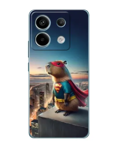 Чехол для Xiaomi Redmi Note 13 Pro с картинкой «Капи-мен супергерой»