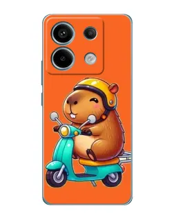 Чехол для Xiaomi Redmi Note 13 Pro с картинкой «Капибара на скутере» Чехол для Xiaomi Redmi Note 13 Pro с картинкой «Капибара на скутере»