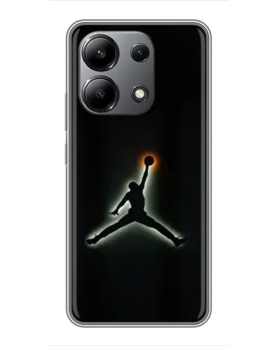 Чехол для Xiaomi Redmi Note 13 (4G) с картинкой «Jordan Gradient Logo»