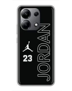 Чехол для Xiaomi Redmi Note 13 (4G) с картинкой «Jordan Vertical»