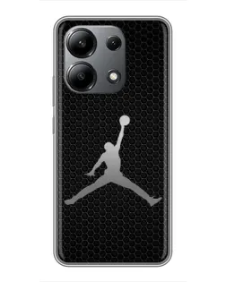 Чехол для Xiaomi Redmi Note 13 (4G) с картинкой «Jordan Dark Carbon»