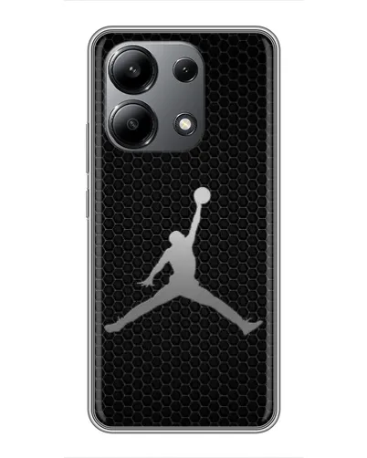 Чехол для Xiaomi Redmi Note 13 (4G) с картинкой «Jordan Dark Carbon»