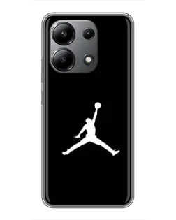 Чехол для Xiaomi Redmi Note 13 (4G) с картинкой «Jordan Silhouette»