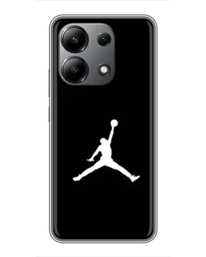Чехол для Xiaomi Redmi Note 13 (4G) с картинкой «Jordan Silhouette»