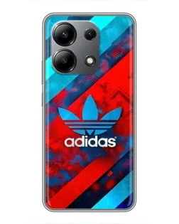 Чехол для Xiaomi Redmi Note 13 (4G) с картинкой «Абстракция Adidas»