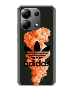 Чехол для Xiaomi Redmi Note 13 (4G) с картинкой «Adidas Classic White»