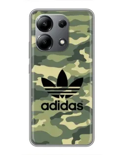 Чехол для Xiaomi Redmi Note 13 (4G) с картинкой «Милитари стиль Adidas»