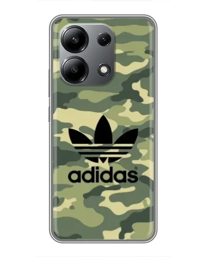 Чехол для Xiaomi Redmi Note 13 (4G) с картинкой «Милитари стиль Adidas»