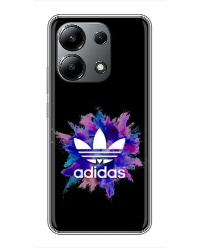 Чехол для Xiaomi Redmi Note 13 (4G) с картинкой «Взрыв красок Adidas»