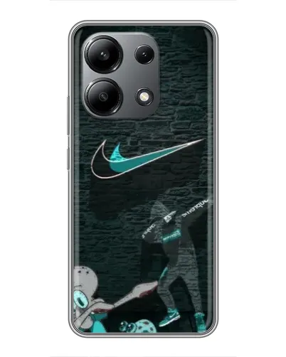 Чехол для Xiaomi Redmi Note 13 (4G) с картинкой «Спортивный арт Nike»