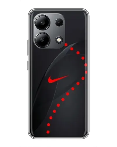 Чехол для Xiaomi Redmi Note 13 (4G) с картинкой «Абстрактный дизайн Nike»