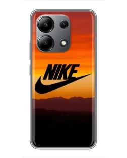 Чехол для Xiaomi Redmi Note 13 (4G) с картинкой «Nike — вечерний горизонт»