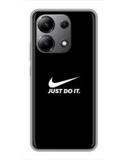 Чехол для Xiaomi Redmi Note 13 (4G) с картинкой «Минимализм от Nike»
