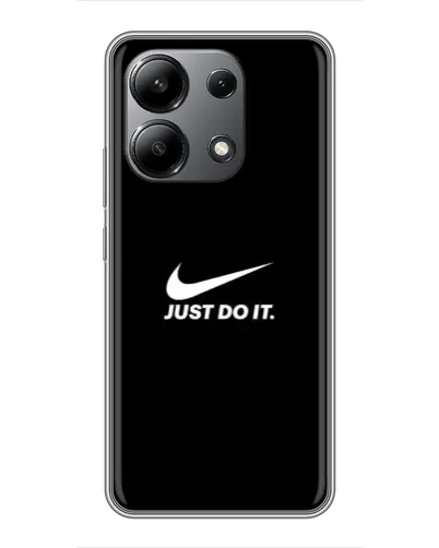 Чехол для Xiaomi Redmi Note 13 (4G) с картинкой «Минимализм от Nike»