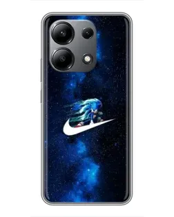 Чехол для Xiaomi Redmi Note 13 (4G) с картинкой «Звездный путь Nike»