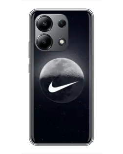 Чехол для Xiaomi Redmi Note 13 (4G) с картинкой «Nike в стиле граффити»