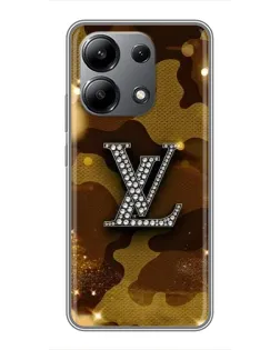 Чехол для Xiaomi Redmi Note 13 (4G) с картинкой «Камуфляжный Louis Vuitton»
