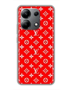 Чехол для Xiaomi Redmi Note 13 (4G) с картинкой «Яркий паттерн LV»