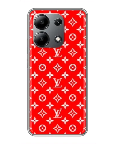 Чехол для Xiaomi Redmi Note 13 (4G) с картинкой «Яркий паттерн LV»