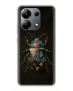 Чехол для Xiaomi Redmi Note 13 (4G) с картинкой «LV — мраморный принт»