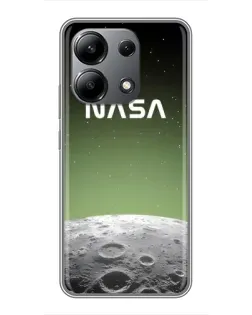 Чехол для Xiaomi Redmi Note 13 (4G) с картинкой «NASA — лунный градиент»
