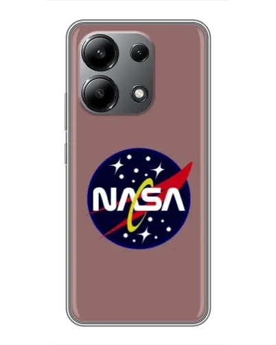 Чехол для Xiaomi Redmi Note 13 (4G) с картинкой «NASA — ретро космос»