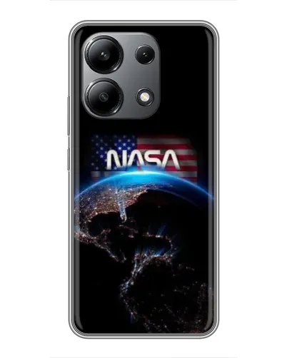 Чехол для Xiaomi Redmi Note 13 (4G) с картинкой «Земля из космоса NASA»